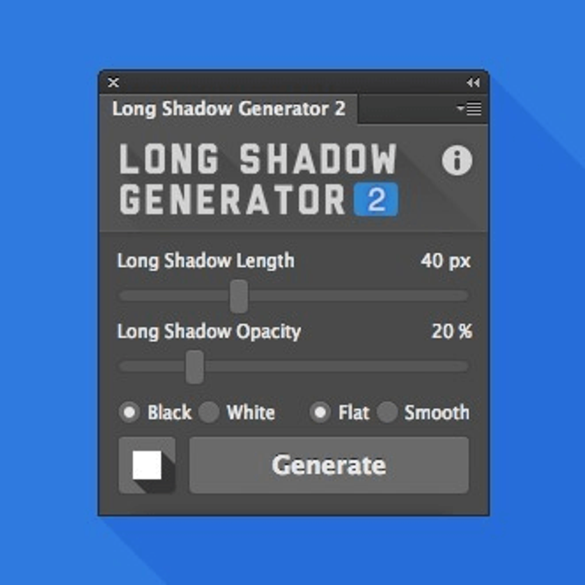 15. Long Shadow Generator (Windows / Mac)