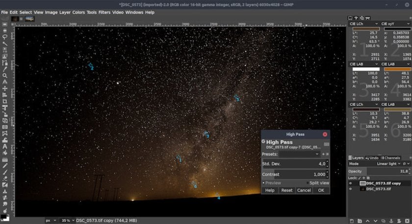 GIMP as an alternatives to lightroom