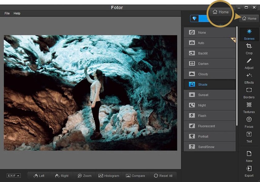 Fotor - best free photo editor for mac