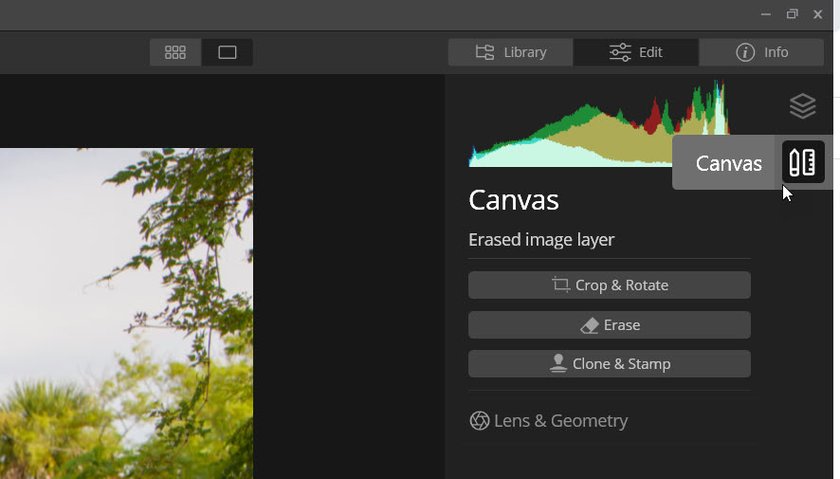 How to use the erase tool to edit distractions out of an image(2)