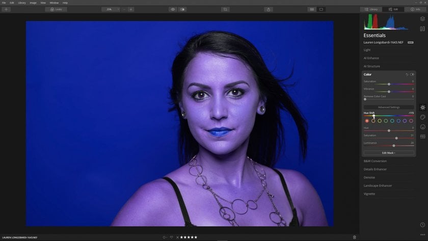 How to use Luminar to quickly change the background color of a photo(3)