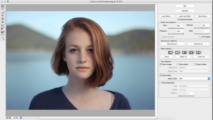 Wie verwendet man das Tool Verflüssigen in Photoshop: Grundlagen beherrschen Image6