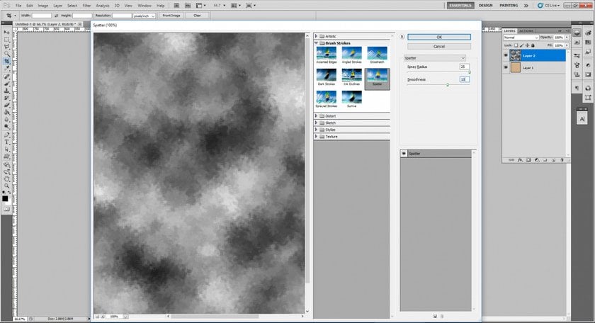 Cómo crear una textura de papel antiguo en Photoshop Image4
