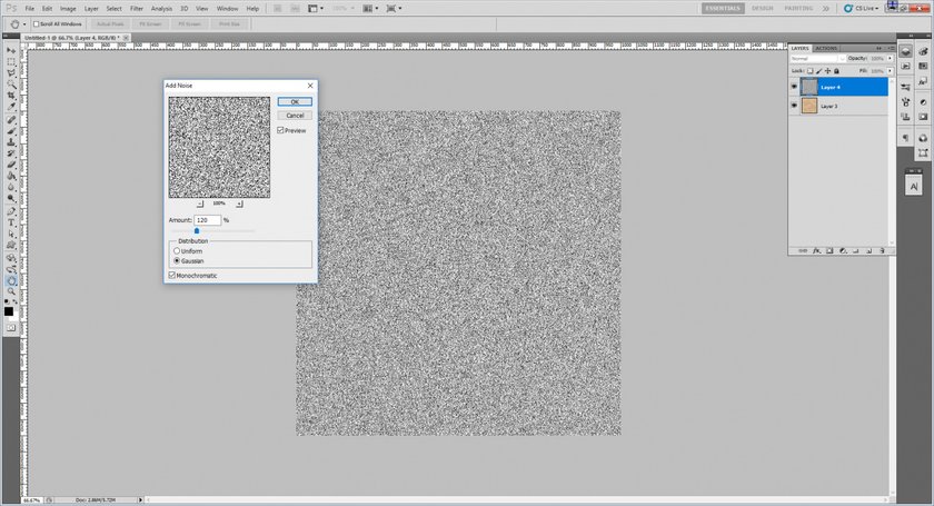 Cómo crear una textura de papel antiguo en Photoshop Image7