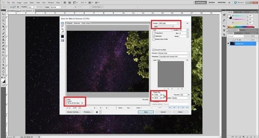 Cómo cambiar el tamaño de una imagen en Photoshop Image8