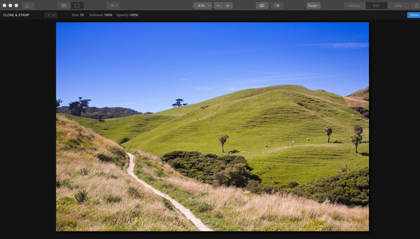 Mac用PhotoshopおよびLuminar 3でクローンスタンプツールを使用する方法 Image3