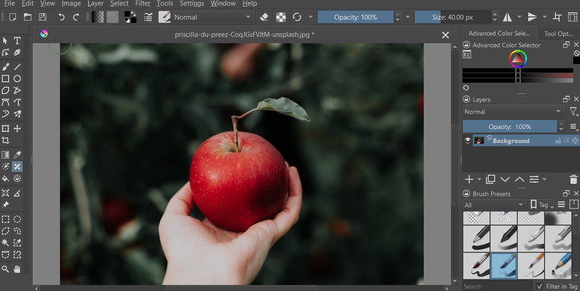 Functions: GIMP is convenient by quantity, and Krita is effective by quality(2)