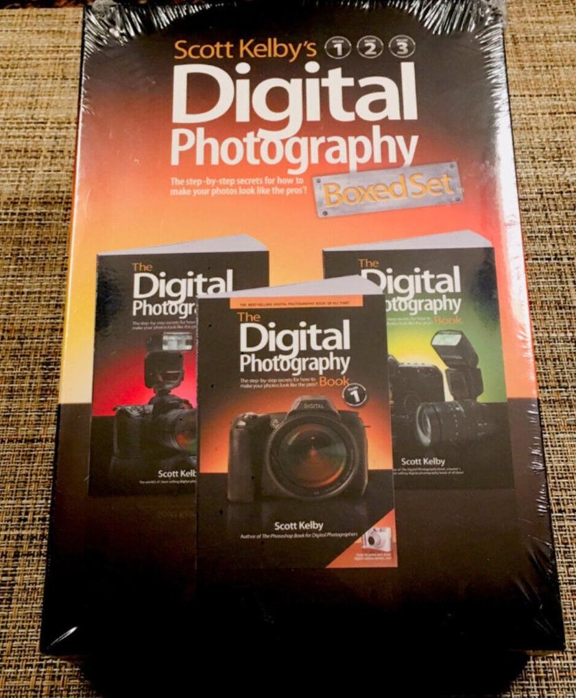 1. Coffret de photographie numérique de Scott Kelby, volumes 1, 2 et 3