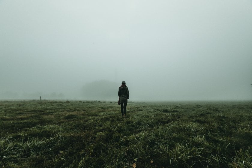 Man Standing In the Fog | Skylum Blog