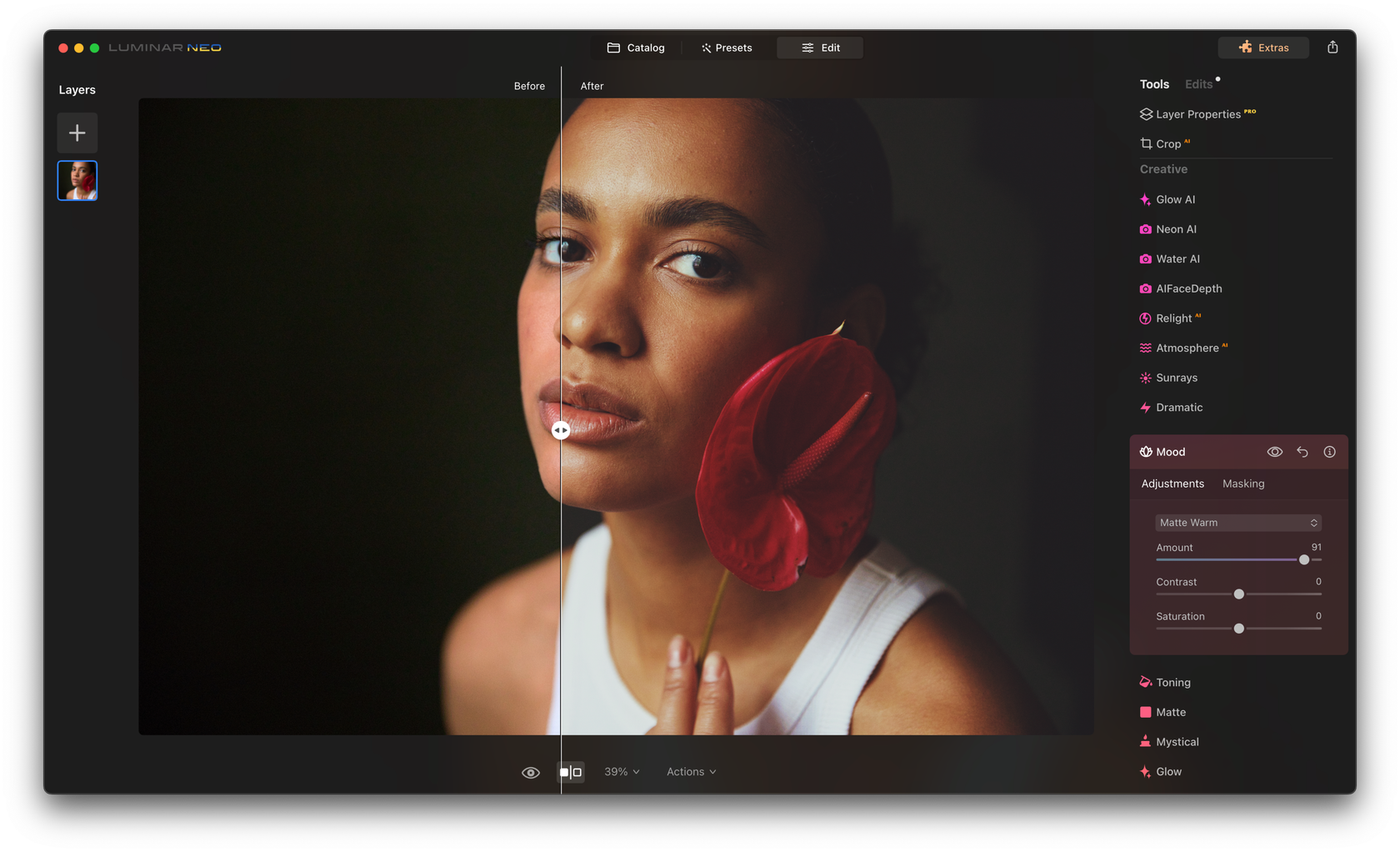 How To Do Portrait Retouching With Luminar NEO I Skylum Blog