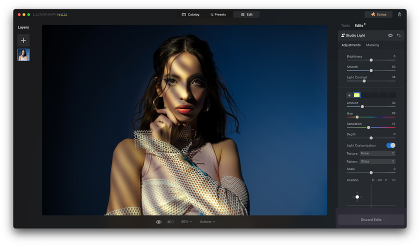 Luminar NEO: How To Use Studio Light Tool Image2
