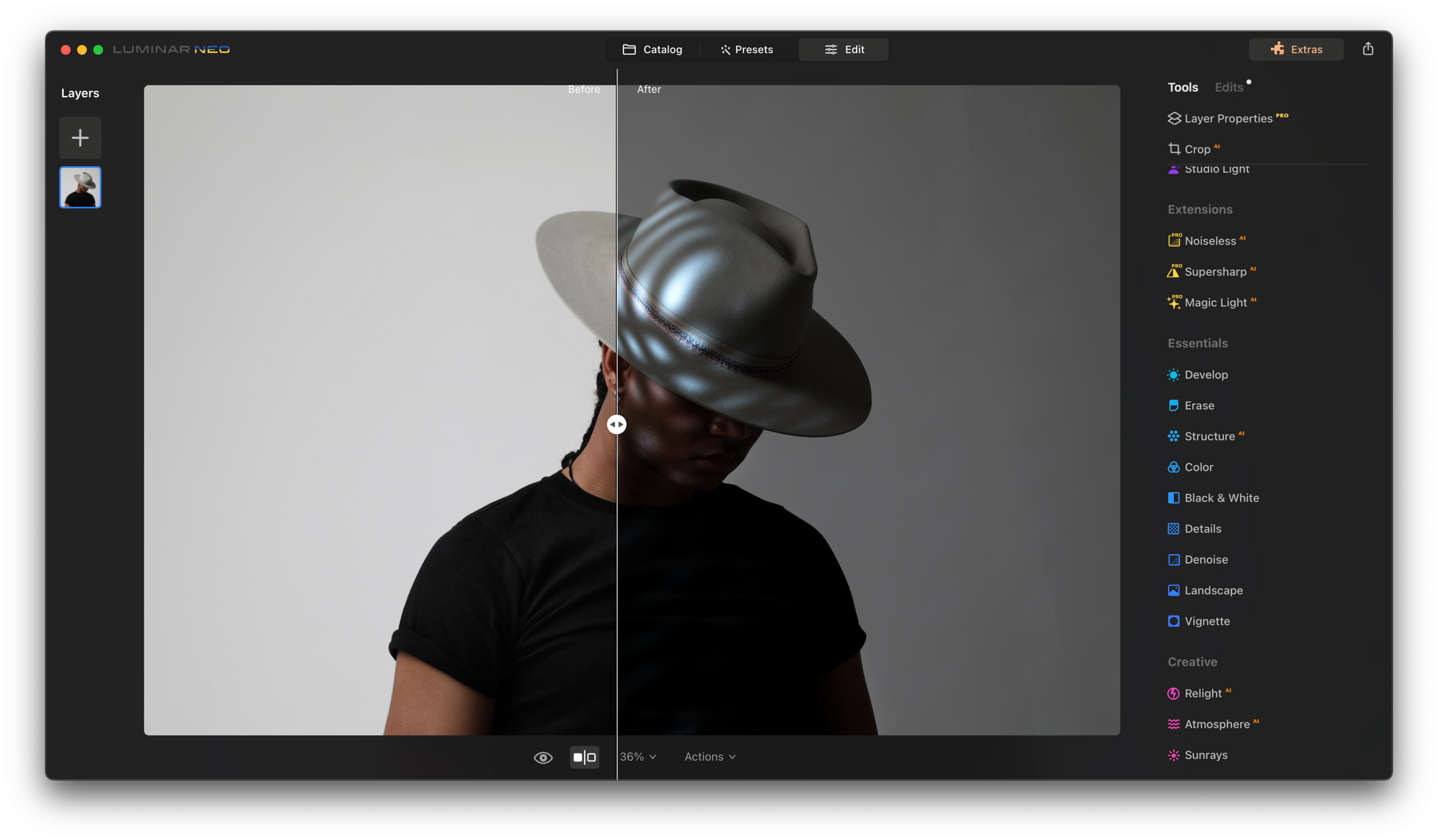 Luminar NEO: How To Use Studio Light Tool I Skylum Blog | Skylum How-to