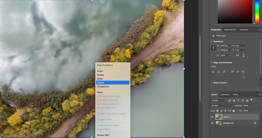 How to Flip a Layer in Photoshop Image9