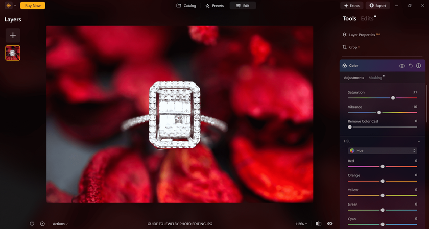 How To Edit Jewelry Photos - A Step-By-Step Guide To Shine Image5