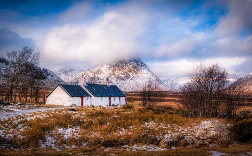 Old Cottage in the Scottish Highlands Near Glencoe | Skylum Blog