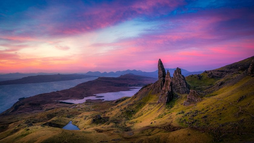 Incredible View from a Cliff on the Isle of Skye in Scotland | Skylum Blog