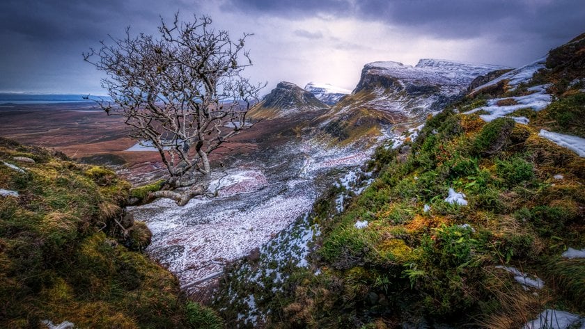 Icy Beauty of a Cloudy Landscape | Skylum Blog