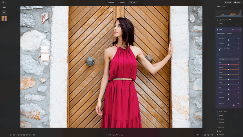 Beautiful Girl in a Red Dress | Skylum Blog