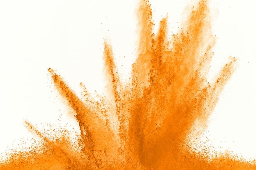 Powder Explosion in Orange | Skylum Blog