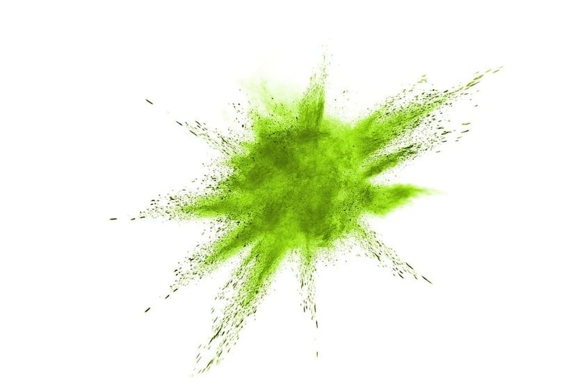 Powder Explosion in Green | Skylum Blog