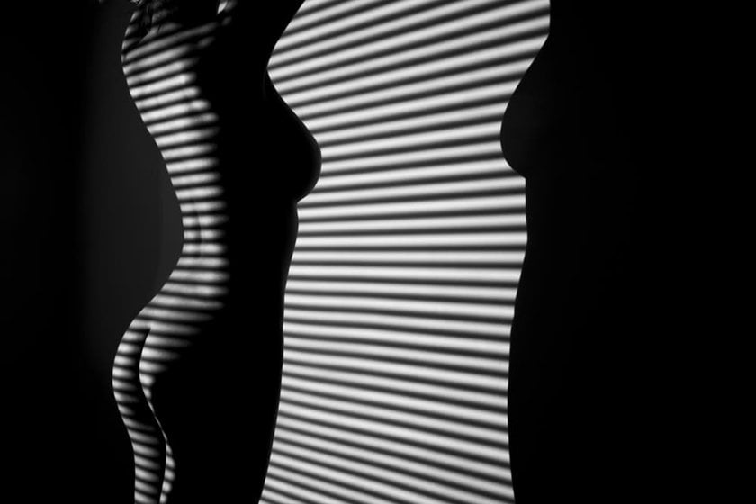 Artistic Photo of a Nude Girl in the Shadow of Blinds | Skylum Blog