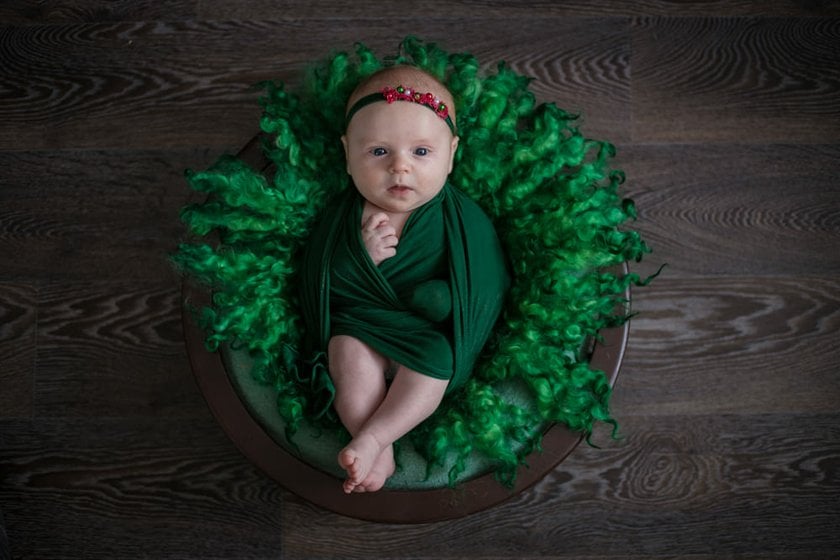 Adorable Baby in a St. Patrick’s Day-Themed Outfit | Skylum Blog