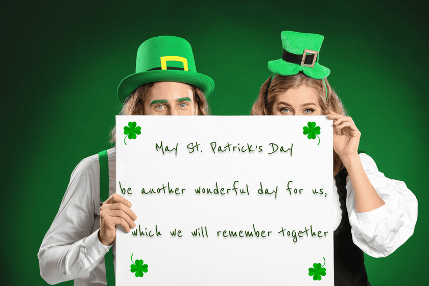 Romantic Couple Sharing a St. Patrick’s Day Message | Skylum Blog