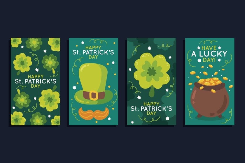 Classic St. Patrick’s Day Card Example | Skylum Blog