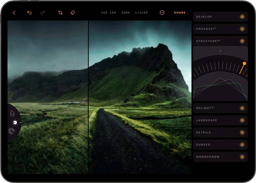 Best Raw Photo Apps For iOS: 10 Must-Have Tools 2025  | Skylum Blog(3)
