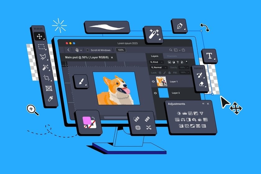 Screen with tools from the photo editor| Skylum Blog