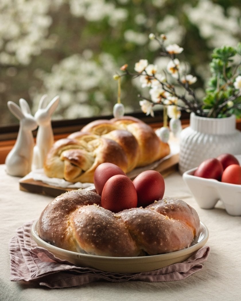 Easter cake with eggs | Skylum Blog