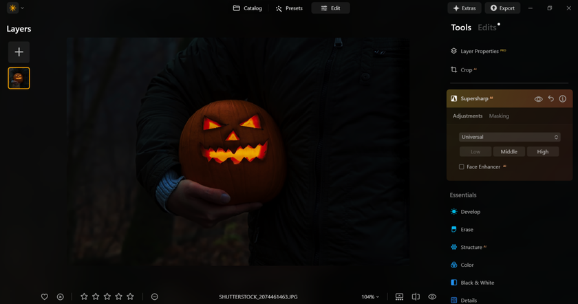 Supersharp in Luminar Neo | Skylum Blog