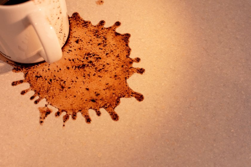 Abstract photo of spilled coffee | Skylum Blog