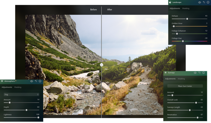 Sunrise Atmosphere and Landscape in Luminar Neo | Skylum Blog
