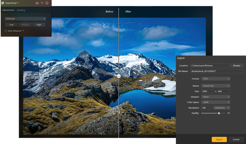 SuperSharp and Export  in Luminar Neo | Skylum Blog
