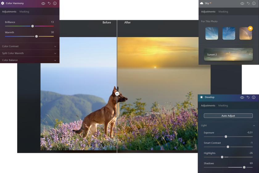 Editing before and after photos in Luminar Neo | Skylum Blog