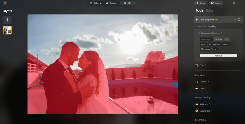 Background Removal before in Luminar Neo | Skylum Blog