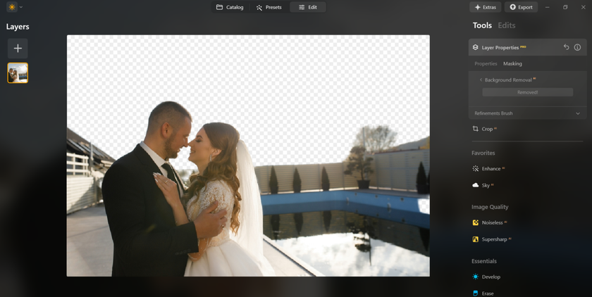 Background Removal after in Luminar Neo | Skylum Blog