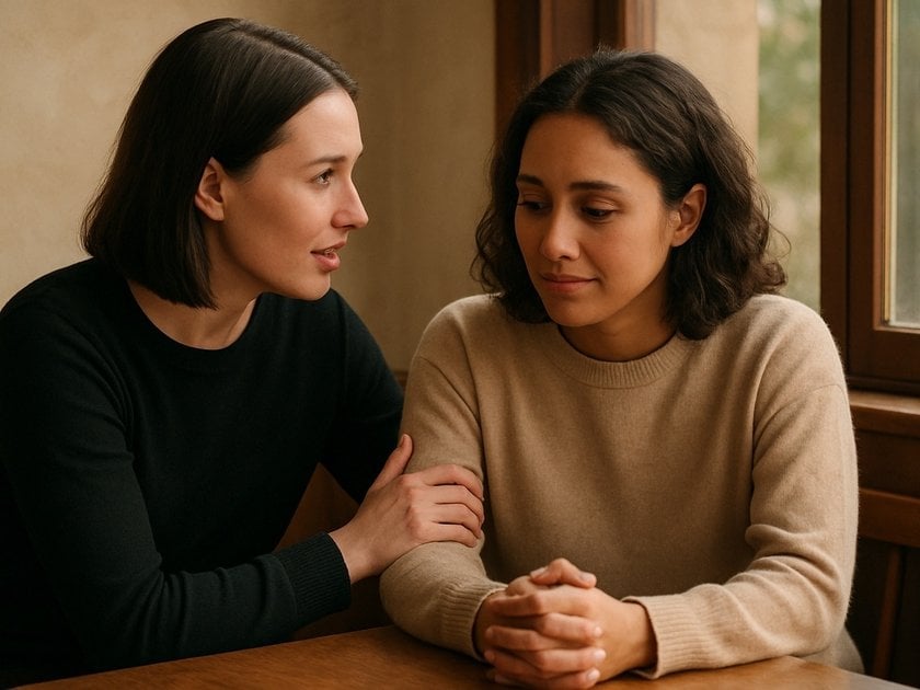 Girls talking photos in AI | Skylum Blog