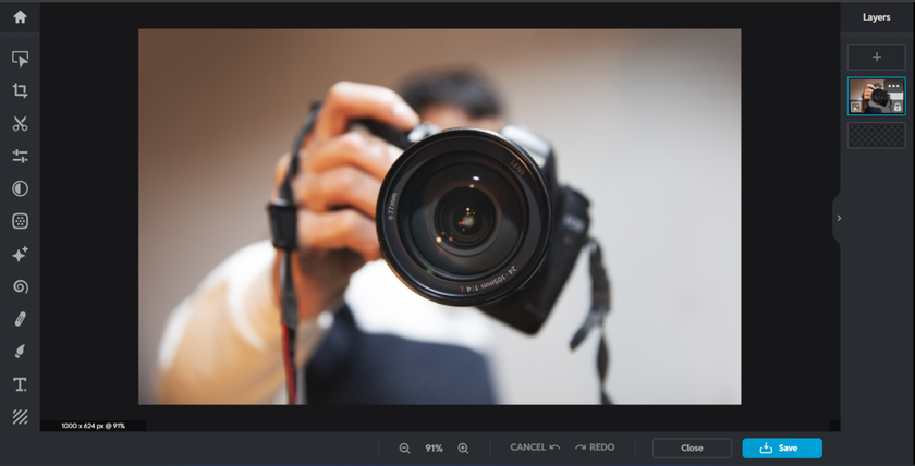 Upload your image in Pixlr | Skylum How-to