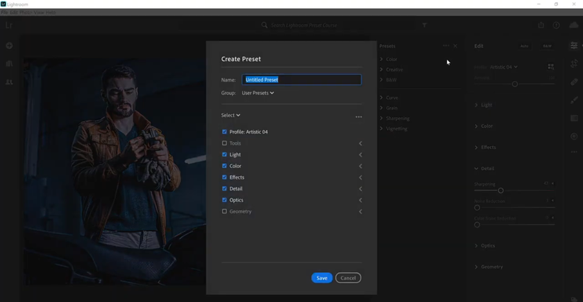 Name your preset in Lightroom Cloud | Skylum How-to