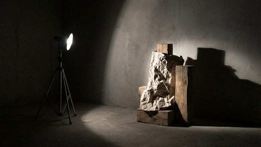 Objects opposite a light source in a studio | Skylum Blog