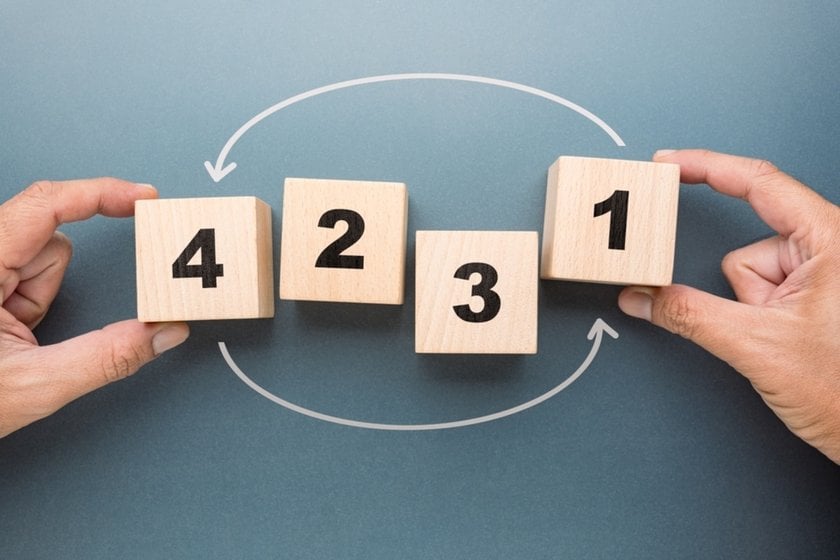 Sequence of cubes with numbers | Skylum Blog