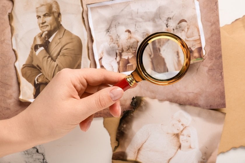 Old photographs under a magnifying glass | Skylum Blog