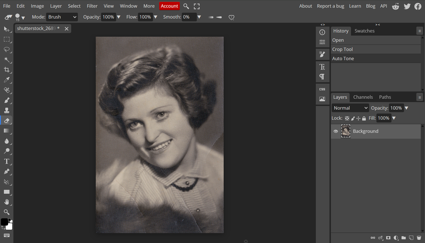 Editing an old photo before | Skylum Blog