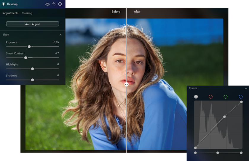 Develop and Curves Luminar Neo | Skylum Blog