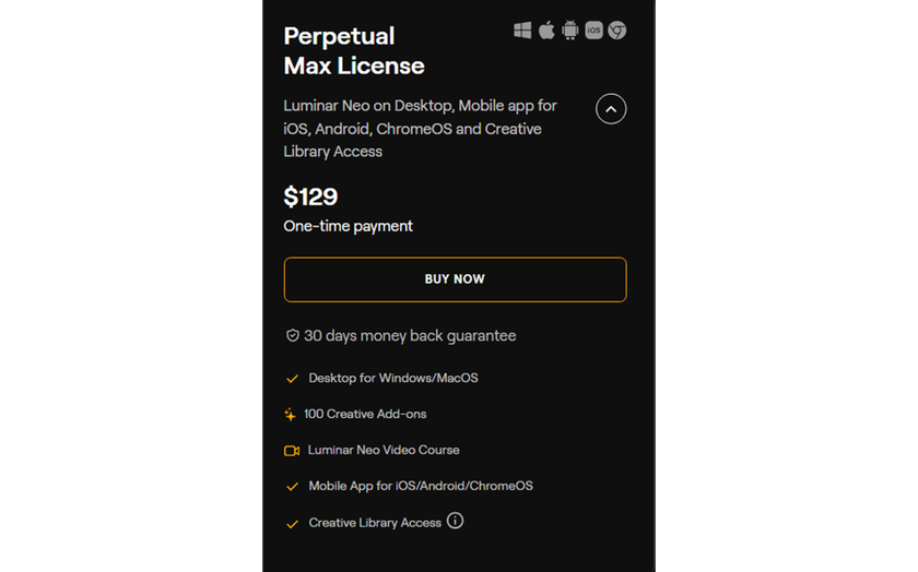 Perpetual Max Licence in Luminar Neo | Skylum Blog