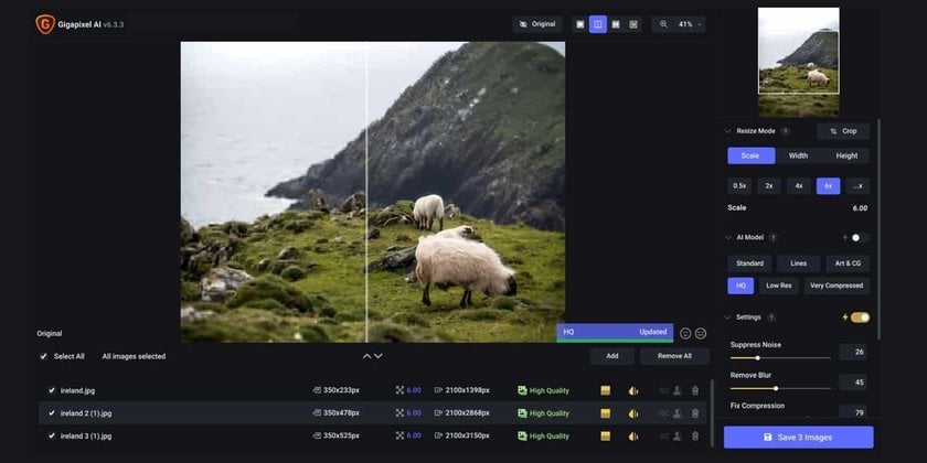 Batch editing in Gigapixel AI | Skylum Blog