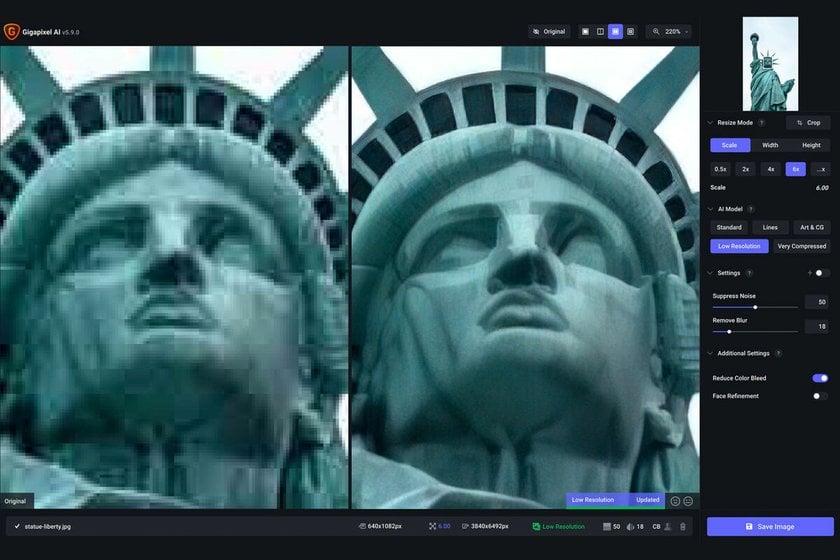 Editing a Statue in Gigapixel AI | Skylum Blog