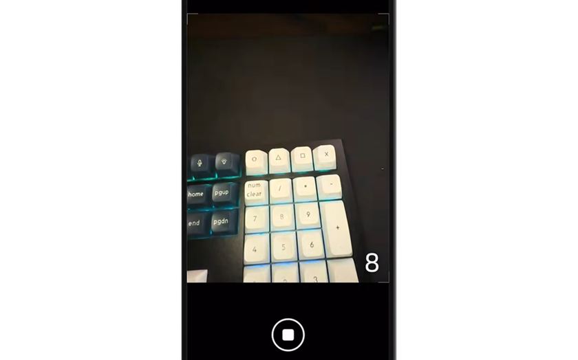iPhone camera interface active while the timer counts dow | Skylum How-to